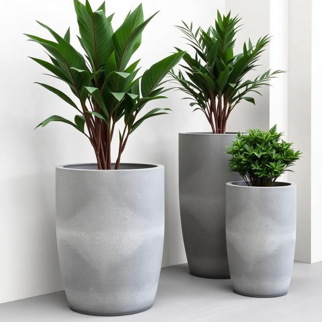 FRP Pots for sale at Savita Rose Nursery Mumbai