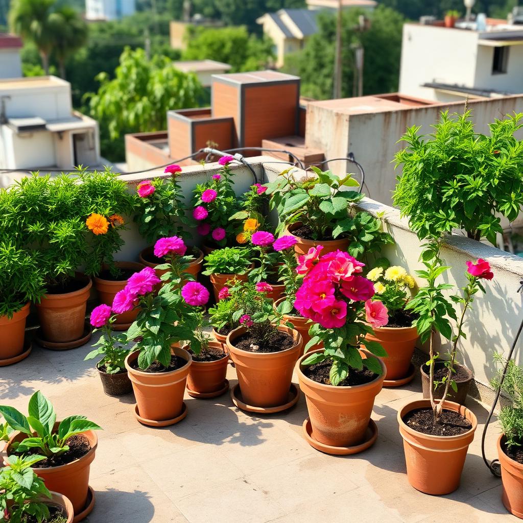 Hotel Courtyard Landscape — Hotel Gardens landscaping project in Mira Road, Thane